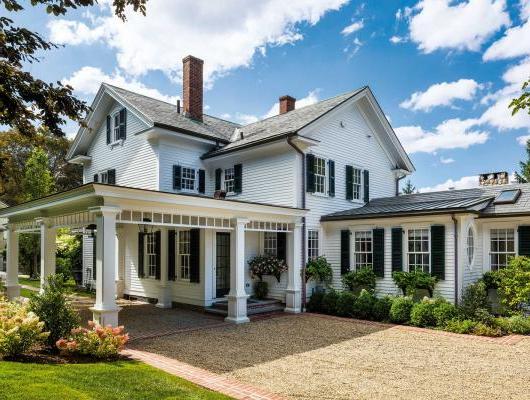 Porte-cochère of a historic renovation by Patrick Ahearn Architect 